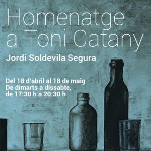 Exposició "Homenatge a Toni Catany". de Jordi Soldevila a l'Acadèmia de Belles Arts de Sabadell.